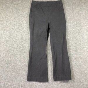 Spanx Womens Bootcut Black Pants Medium Stretch‎ Workwear Cropped